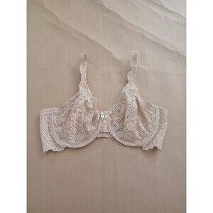 Smart & Sexy Bra 40C Unlined Signature Lace Underwire Bra Beige Style SA964